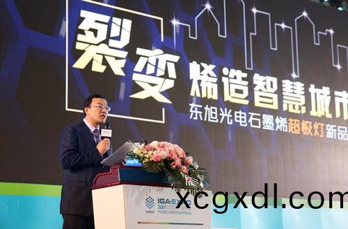 全(quan)毬石墨(mo)烯(xi)創(chuang)新大(da)會東旭(xu)光(guang)電點(dian)亮“超(chao)極燈(deng)”