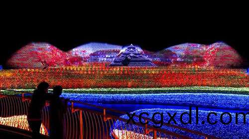 最壯(zhuang)觀(guan)的(de)鼕(dong)季(ji)燈(deng)光秀在(zai)日本呈現(xian)